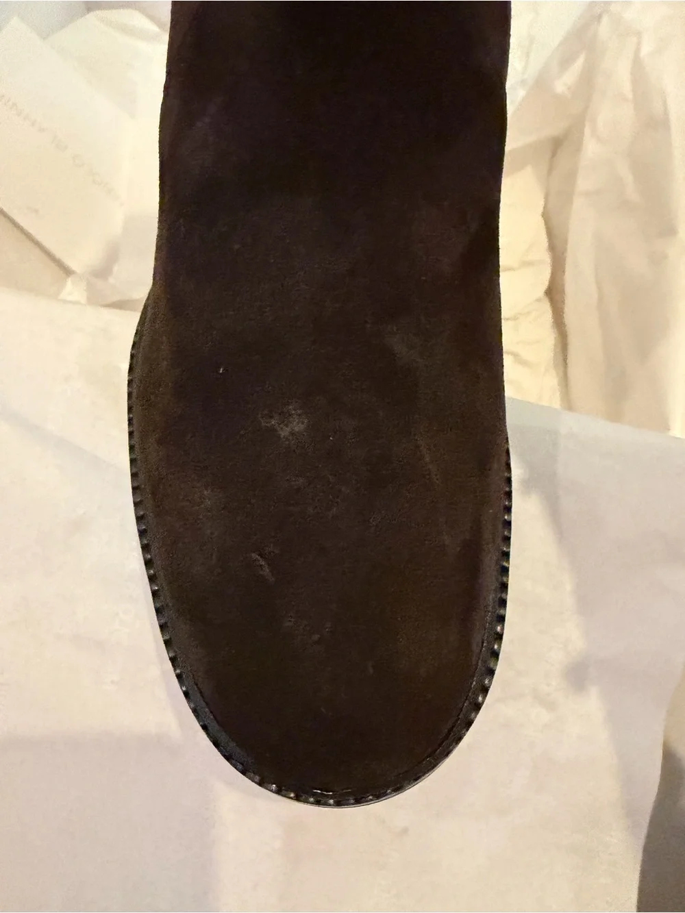 Manolo Blahnik Tomosa Cozy Boot Size 40 Dark Brown